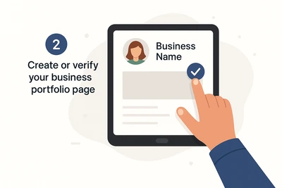 Create or Verify Your Business Portfolio Page